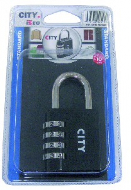 BLISTER SET OF 4-KNOB COMBINATION PADLOCKS WITH STEEL SHANK, BLACK FINISH. Experience retail convenience with DIAYTAR NIGERIA's comprehensive platform and 5-8 day nationwide shipping.