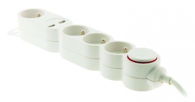 BLOCK 4 SOCKETS 16A + 2 USB + SWITCH. Your trusted shopping companion, DIAYTAR NIGERIA delivers affordable solutions in just 5-8 days.
