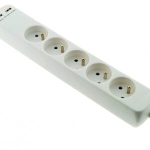 BLOCK 5 SOCKETS 16A + 2 USB + SWITCH. DIAYTAR NIGERIA: Your gateway to affordable shopping with thousands of products delivered nationwide.
