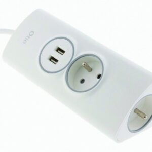 CORNER BLOCK 2 SOCKETS + 2 USB CHARGERS. DIAYTAR NIGERIA: Your one-stop e-commerce destination with affordable prices and nationwide delivery in 5-8 days.