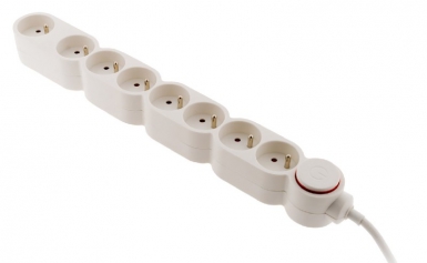 MULTI-SOCKET BLOCKS WITH SWITCH AND EXTRA-FLAT PLUG 8 SOCKETS 2P+T - WHITE. Experience shopping without compromise at DIAYTAR NIGERIA, with vast selection and quick delivery.