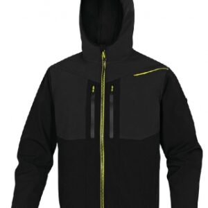 HORTEN 2 SOFTSHELL JACKET - BLACK/YELLOW - SIZE XXL. DIAYTAR NIGERIA: Where every click leads to affordable purchases delivered promptly to your door.