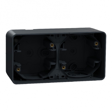 2-POST BOX - HORIZONTAL - MUREVA STYL - SURFACE MOUNTING - IP55 - IK08 - GREY. Shop confidently with DIAYTAR NIGERIA's vast product range and budget-friendly nationwide shipping.