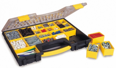 "PRO SERIES" PVC COMPARTMENT BOX - LXWXH: 423X334X52 MM. Experience shopping freedom with DIAYTAR NIGERIA's vast selection and dependable nationwide shipping.