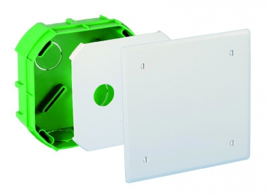 MASONRY JUNCTION BOX TO BE RECESSED 100X100X40 MM GREEN PLASTICS. DIAYTAR NIGERIA delivers on every promise with our affordable prices and nationwide delivery service.