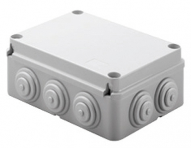 WATERPROOF SCREW JUNCTION BOX 120X 80X 50 MM 6 ENTRIES GREY PVC. DIAYTAR NIGERIA transforms dreams into deliveries with our affordable prices and reliable shipping.