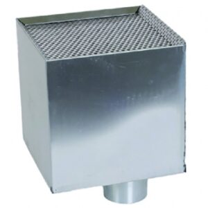 WATER BOX WITH GRID - NATURAL ZINC Ø 80 MM DIM. 200X200X200 MM. DIAYTAR NIGERIA: Where affordable online shopping meets reliable delivery across Nigeria.