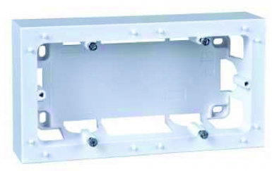 BOX FOR SURFACE MOUNTING 2 POSTS 71 MM CENTER DISTANCE 85X156X40 MM WHITE. Shop with intention at DIAYTAR NIGERIA, offering thousands of products at budget-friendly prices.
