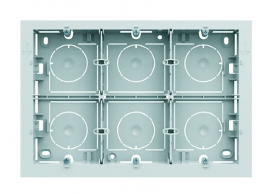 16-MODULE SURFACE MOUNTED BOX, PURE WHITE MASS-TINTED FINISH. DIAYTAR NIGERIA transforms desires into deliveries with our affordable prices and dependable shipping.