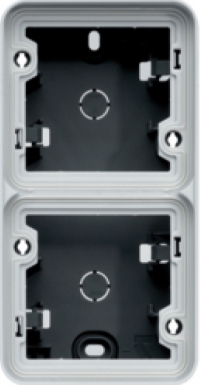 SURFACE MOUNTING BOXES 2 VERTICAL POSTS 1 END ONE INPUT AND 1 END 2 INPUT GREY. Shop with purpose at DIAYTAR NIGERIA and receive your purchases at unbeatable prices within the week.