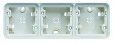 SURFACE MOUNTING BOXES 3 HORIZONTAL POSTS 2 ENDS ONE INPUT AND 1 END 2 INPUT WHITE. Your everyday shopping destination, DIAYTAR NIGERIA offers quality and value delivered within days.