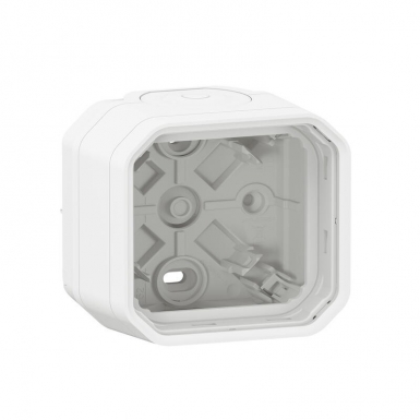 PLEXO WATERPROOF SURFACE MOUNTING BOX 1 STATION WITH 2 MEMBRANE END CAPS AND 1 INPUT - WHITE. Discover the perfect balance of selection and value with DIAYTAR NIGERIA's nationwide e-commerce platform.