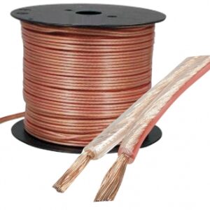 SPEAKER CABLE REEL SECTION 2 X 2.5 MM2 TRANSPARENT SHEATH - 100 M REEL. Your shopping dreams realized through DIAYTAR NIGERIA's affordable platform with reliable delivery times.