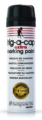 TRIG-A-CAP® EXTRA TRACER SPRAY - PRECISE AND FINE ALL SURFACES - DRIES 5 MIN - 650ML - BLACK. DIAYTAR NIGERIA: Your partner in affordable online retail with reliable shipping across Nigeria.