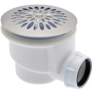 SIPHOID SHOWER DRAIN Ø 90 PVC - HORIZONTAL OUTLET JK Ø 40 - STAINLESS STEEL GRID. DIAYTAR NIGERIA: Simplifying access to thousands of products with affordable nationwide shipping.