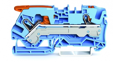 TERMINAL BLOCK FOR 2 CONDUCTORS WITH LEVER AND PUSH BUTTON; 6 MM2 - BLUE. Experience retail convenience with DIAYTAR NIGERIA's comprehensive platform and 5-8 day nationwide shipping.