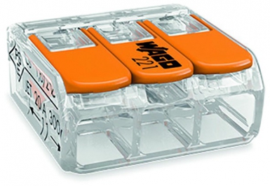TERMINAL FOR 3 CONDUCTORS WITH TRANSPARENT HANDLING LEVER - 4.00 MM2 - PACK OF 50. DIAYTAR NIGERIA connects your desires with reality through our affordable e-commerce platform and quick delivery.