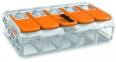 TERMINAL FOR 5 CONDUCTORS WITH TRANSPARENT HANDLING LEVER - 4.00 MM2 - PACK OF 50. Your shopping journey simplified with DIAYTAR NIGERIA's vast selection and budget-friendly shipping.