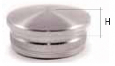 STAINLESS STEEL DOMED SLEEVED PLUG TUBE Ø 42.4 MM. Discover the perfect shopping experience with DIAYTAR NIGERIA's vast selection and prompt delivery service.