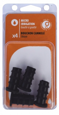 FLUTED PLUGS 16X16 MM - BLISTER PACK OF 4 PIECES. DIAYTAR NIGERIA: Where affordability and variety come together with nationwide 5-8 day delivery.