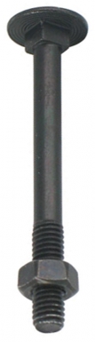ROUND HEAD BOLTS SQUARE COLLAR BLACK ZINC PLATED STEEL PARTIAL THREAD Ø 6 LENGTH 70 MM PACK OF 100​. DIAYTAR NIGERIA puts thousands of products at your fingertips with affordable prices and delivery within a week.