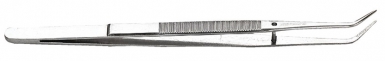 45° ANGLED TWEEZERS - FINE, RIBBED NOSE, WITH GUIDE - LENGTH 150 MM. DIAYTAR NIGERIA: Revolutionizing how Nigerians shop with affordable prices and prompt delivery services.