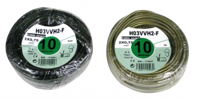 FLEXIBLE CABLE HO3VV H2-F BARE COPPER CORE WIRED 2X0.75 MM2 GOLD - 10 M ROLL - PRICE PER PIECE. Experience shopping satisfaction with DIAYTAR NIGERIA's vast selection and nationwide delivery service.