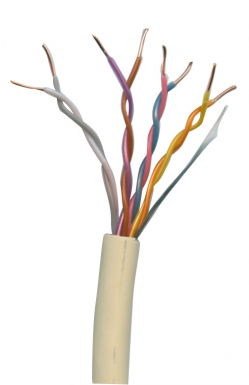 PTT 298 TELEPHONE CABLE 4 PAIRS 0.6 MM Ø EXT. 5.7 MM IVORY - 5 M ROLL. Your digital shopping destination, DIAYTAR NIGERIA combines variety with affordability and quick delivery.
