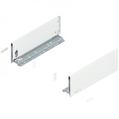 LEGRABOX SIDE, HEIGHT K (128.5 MM), LN=400 MM, RIGHT + LEFT, FOR LEGRABOX PURE - MATTE SILK WHITE COLOR. Experience shopping freedom with DIAYTAR NIGERIA's vast selection and 5-8 day nationwide delivery service.
