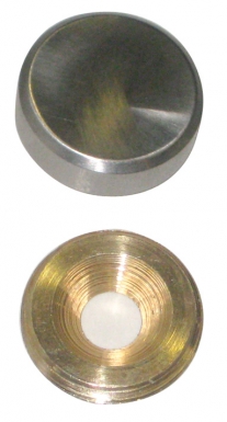 SCREW HEAD COVER 2 PIECES Ø 20 MM CYLINDRICAL MODEL POLISHED BRASS PACK OF 100. DIAYTAR NIGERIA: Bringing the marketplace to every Nigerian with affordable prices and quick delivery.