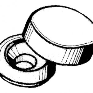 WHITE PLASTIC SCREW NUT COVER 2 PIECES Ø 14.5X5 MM (100 PIECES). DIAYTAR NIGERIA revolutionizes access to quality products with affordable prices and dependable shipping.
