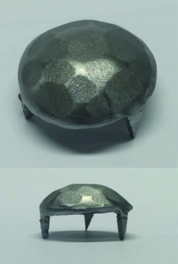 HAMMERED SCREW COVER Ø 27 MM BLACK IRON FINISH. DIAYTAR NIGERIA brings the marketplace home to you with affordable prices and delivery in 5-8 days.