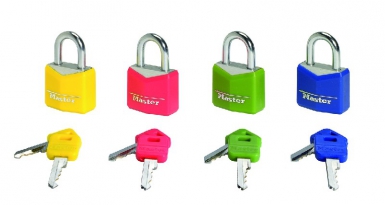 SOLID ALUMINUM PADLOCK VINYL PROTECTION WIDTH 40 MM STEEL SHACKLE 21 X Ø 6 MM. DIAYTAR NIGERIA: Your affordable gateway to thousands of products delivered promptly nationwide.