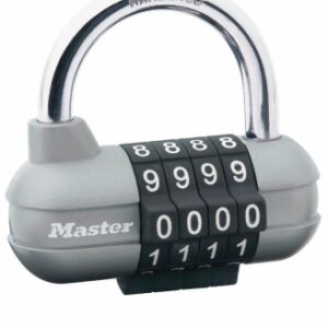 PROSPORT 4-DIGIT COMBINATION PADLOCK WITH 7 MM Ø SHANK, SILVER GREY COLOR. DIAYTAR NIGERIA: Creating access to affordable products for every Nigerian with our swift delivery service.