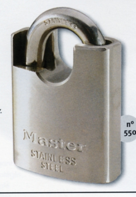 MARINE PADLOCK WIDTH 50 MM, STAINLESS STEEL SHANK 22 X Ø 10 MM, 2 KEYS. DIAYTAR NIGERIA: Where every search yields affordable results delivered promptly to your door.