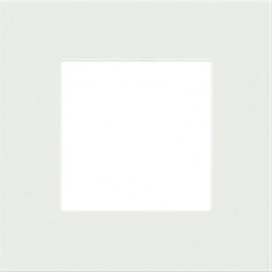 CADRE 1 POSTE 83X83 MM COL. WHITE STEEL. DIAYTAR NIGERIA: Where quality products become affordable with our nationwide shipping service.