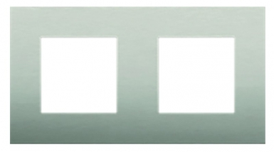 CADRE 2 POSTES 83X154 MM ENTRAXE 71 MM HORIZ. COL. STAINLESS STEEL. DIAYTAR NIGERIA makes quality accessible with low prices and reliable 5-8 day nationwide delivery.