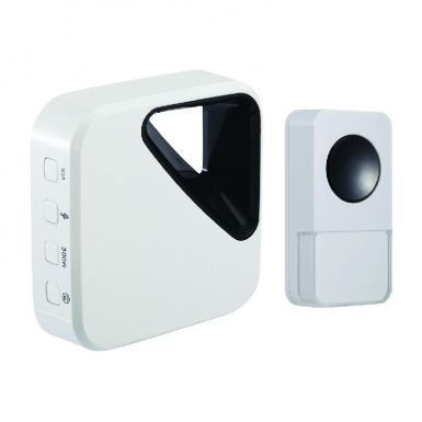 WIRELESS CHIME - 150 M - WHITE/BLACK. DIAYTAR NIGERIA revolutionizes e-commerce with our affordable prices and dependable delivery timeframes.