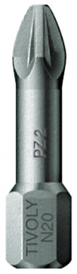 CARD 2 TORSION SCREWDRIVER TIPS - POZIDRIV SCREWS - Ø 1 MM - LENGTH 25 MM. DIAYTAR NIGERIA: Where affordability and variety meet with convenient delivery within 8 days.