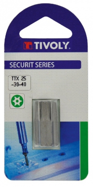 CARD 3 TORX TAMPER SCREWDRIVER BITS 25-30-40 - Ø 5.5-5/6-6.3/8 - LENGTH 25 MM. DIAYTAR NIGERIA: Where affordability and variety meet with convenient delivery within 8 days.