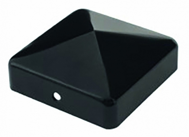 PYRAMID CAP FOR WOODEN POST CABOCHON 70PB DIM. 71X71X35 MM - BLACK FINISH. DIAYTAR NIGERIA brings a world of products to your fingertips with affordable prices and quick delivery.