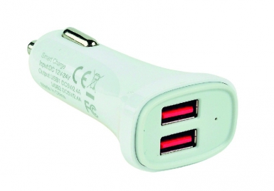 CHARGEUR 2 USB SUR ALLUME-CIGARE 12V 2 PORTS USB 5V/2.4A (SMART CHARGE) BLANC GLOSSY. Discover the convenience of DIAYTAR NIGERIA's vast product range delivered affordably in 5-8 days.