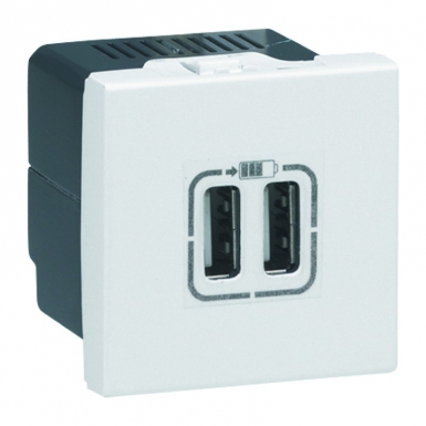 CHARGEUR 2 USB TYPE-A 2,4A 12W MOSAIC 2 MODULES 230V OU 5V= - BLANC. Shop confidently with DIAYTAR NIGERIA's vast product range and budget-friendly nationwide shipping.