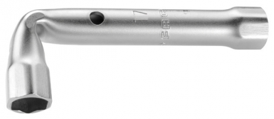 "NERVUS" 6-SIDED BENT TUBE WRENCH - 12 MM OPENING - CHROME - LENGTH 110 MM. Experience retail convenience with DIAYTAR NIGERIA's comprehensive platform and 5-8 day nationwide shipping.
