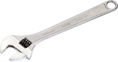 ADJUSTABLE WRENCH Ø 8" - SATIN - 15° ANGLE HEAD - LENGTH 204 MM - OPENING 25 MM. DIAYTAR NIGERIA: Connecting Nigerians with affordable products delivered promptly nationwide.