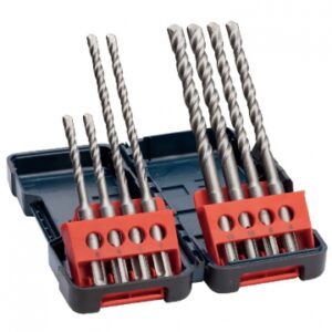 BOX OF 8 SDS+ DRILLS 5 TO 10MM. Experience shopping freedom with DIAYTAR NIGERIA's vast selection and dependable nationwide shipping.