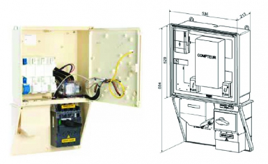 MONITORED POWER CONNECTION BOX 400 A TYPE 2. DIAYTAR NIGERIA transforms dreams into deliveries with our affordable prices and reliable shipping.