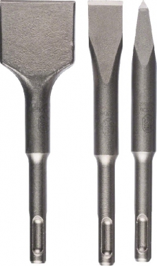 SET OF 3 SHORT SDS PLUS CHISELS. DIAYTAR NIGERIA: Where every shopping need is met with affordable prices and timely delivery.