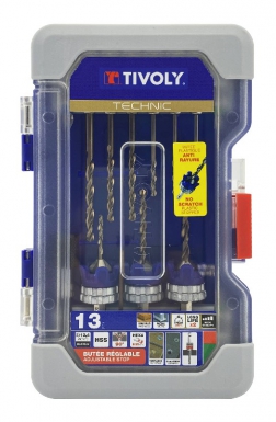 RANGER 13-PIECE DRILLING SET - 3 HSS 2IN1 WOOD METAL DRILL & CUTTER KITS + 6 HSS DRILL BITS + 3 STAINLESS STEEL BITS + ACCESSORIES. Shop with purpose at DIAYTAR NIGERIA and receive products at unbeatable prices within the week.
