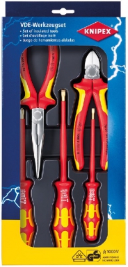 1000V INSULATED VDE TOOL SET - 3 SCREWDRIVERS, 1 CUTTING PLIERS, 1 HALF-ROUND NOSE PLIERS. Shop from Nigeria's largest product selection at DIAYTAR, with budget-friendly prices and swift delivery.
